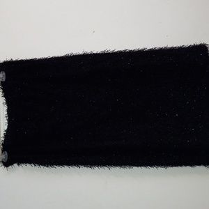 Woman's Black Midi length Dressy Skirt